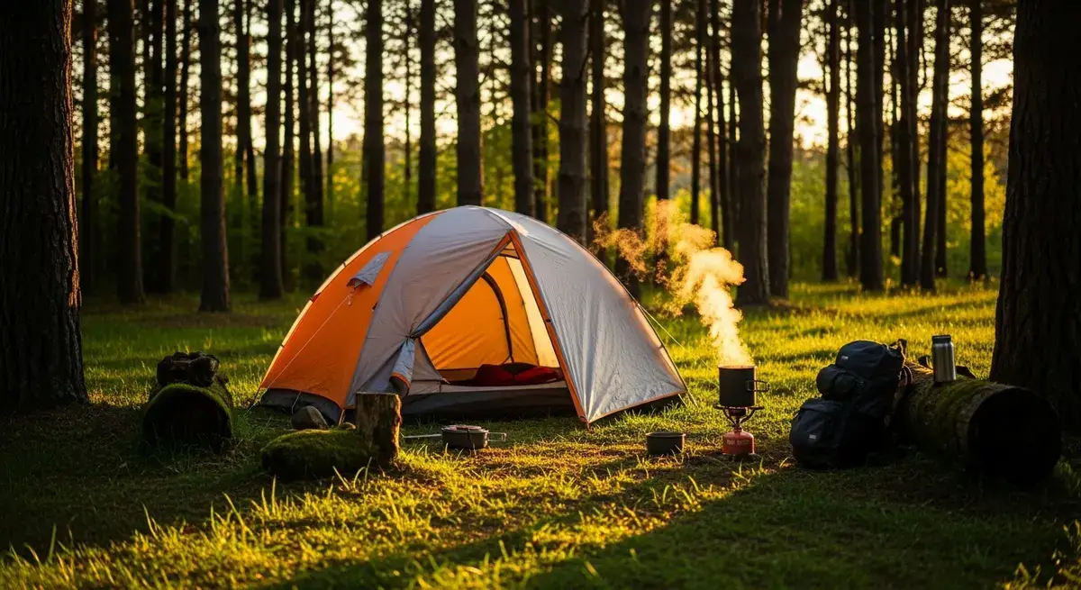 Camping-abenteuer für anfänger und profis
